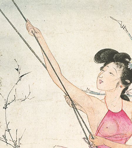 清水河-胡也佛的仕女画和最知名的金瓶梅秘戏图
